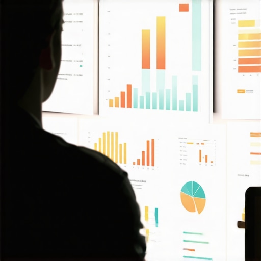 Analyzing Local SEO Data Person reviewing local SEO performance dashboard with maps and charts