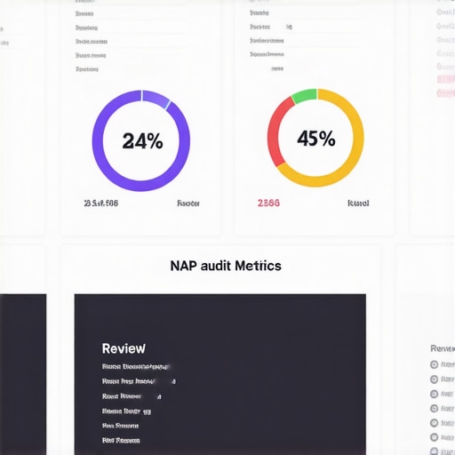 Screenshot of BrightLocal dashboard displaying NAP consistency and review activity