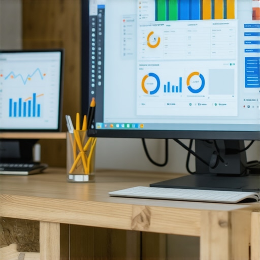 Workspace with SEO tools for managing Google Maps rankings