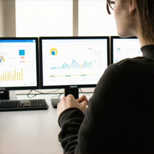 Person working on SEO tools for local map ranking management