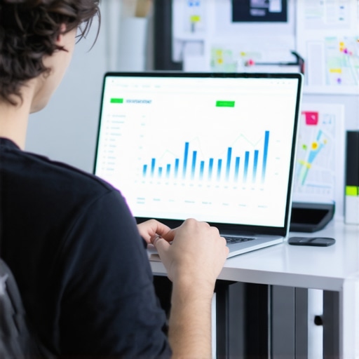 Person analyzing SEO tools related to Google Maps and local citations.