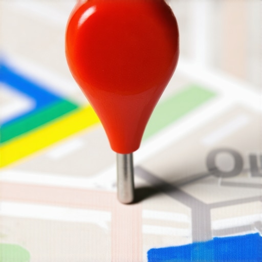 City map highlighting local business pins with emphasis on quick ranking tactics