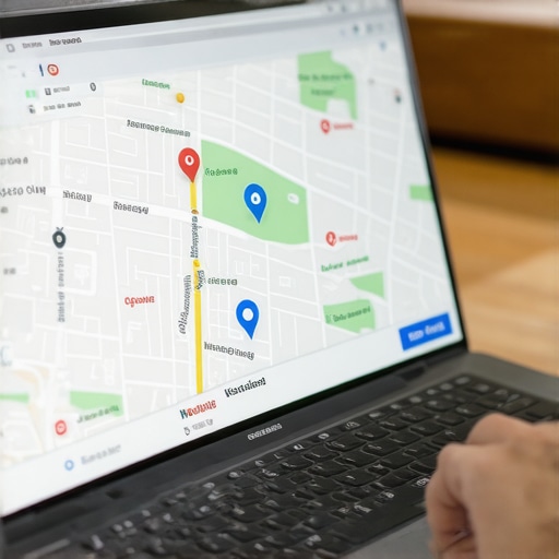 Business owner editing geo-coordinates on Google Maps
